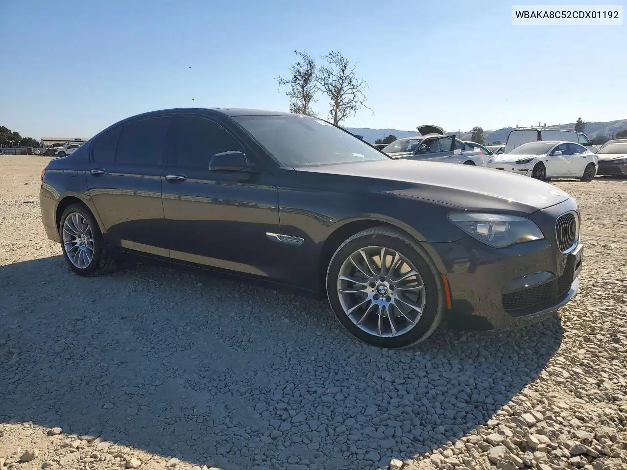2012 BMW 7ER VIN WBAKA8C52CDX01192 — фото 4