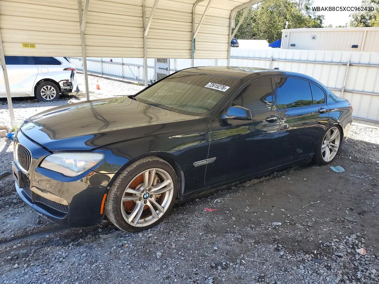 BMW 7ER 2012, VIN WBAKB8C5XCC962430