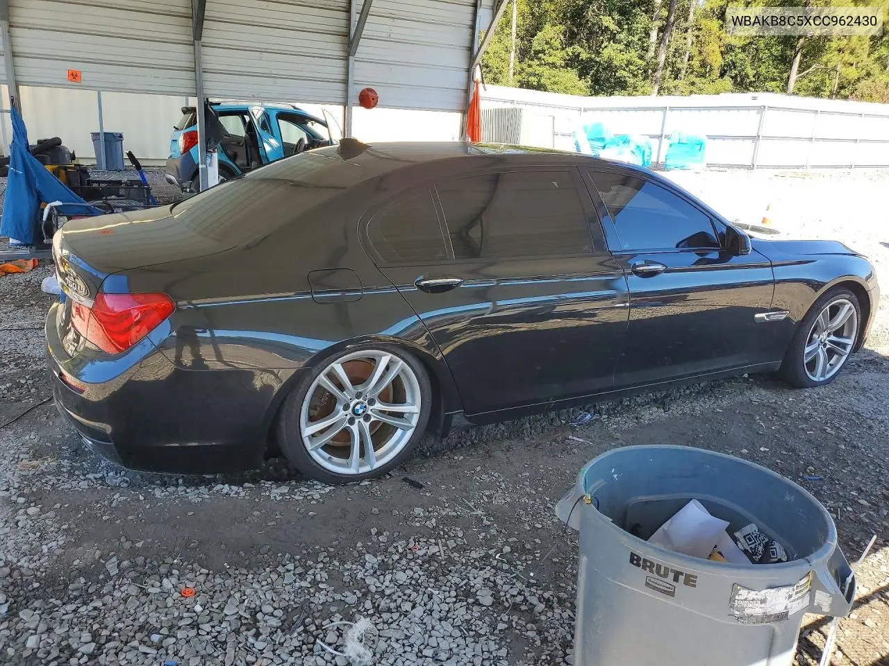 2012 BMW 7ER VIN WBAKB8C5XCC962430 — фото 3