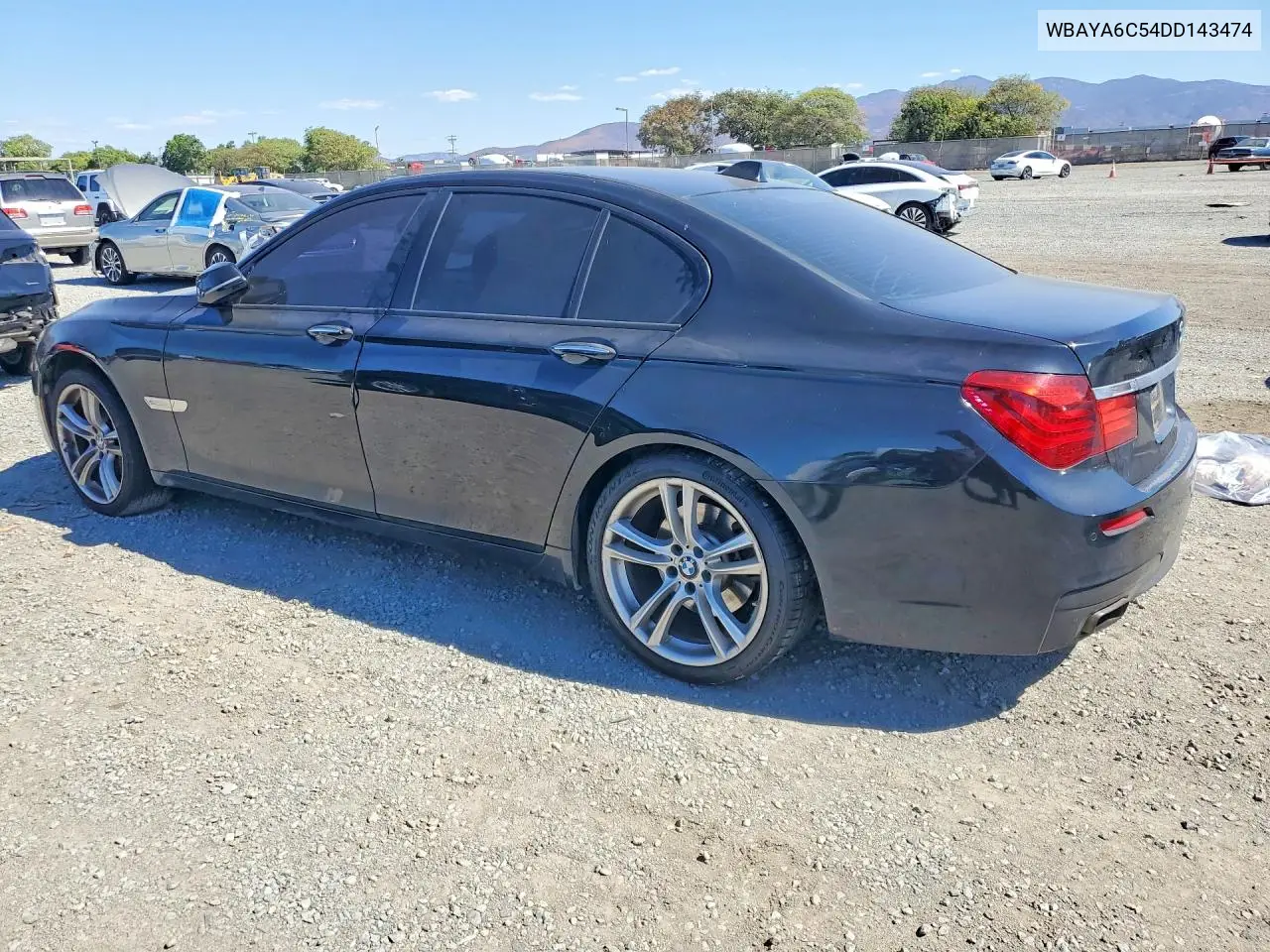 2013 BMW 7ER VIN WBAYA6C54DD143474 — фото 2