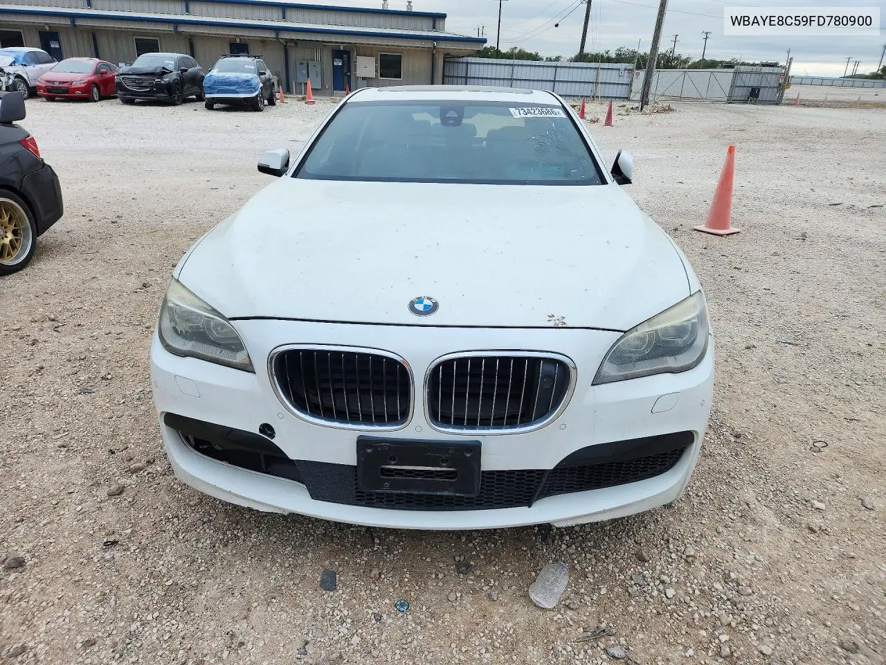 2015 BMW 7ER VIN WBAYE8C59FD780900 — фото 5