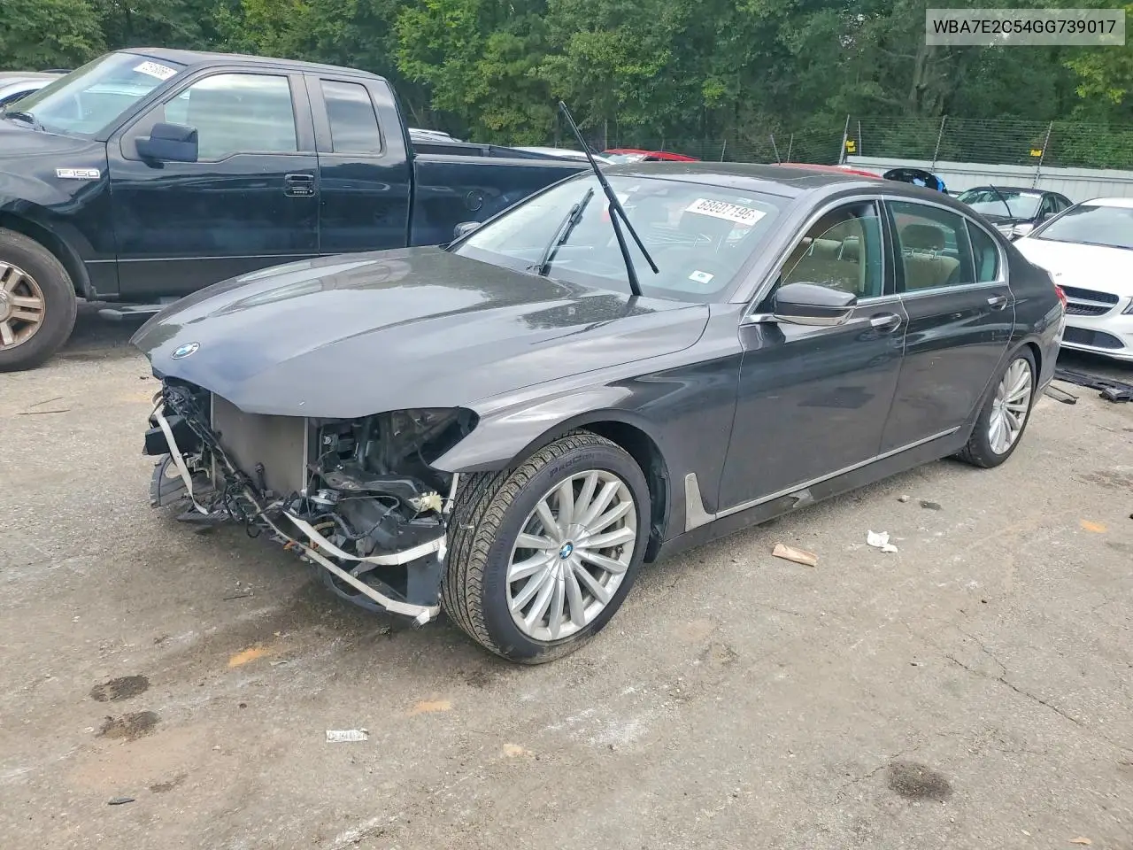 BMW 7ER 2016, VIN WBA7E2C54GG739017