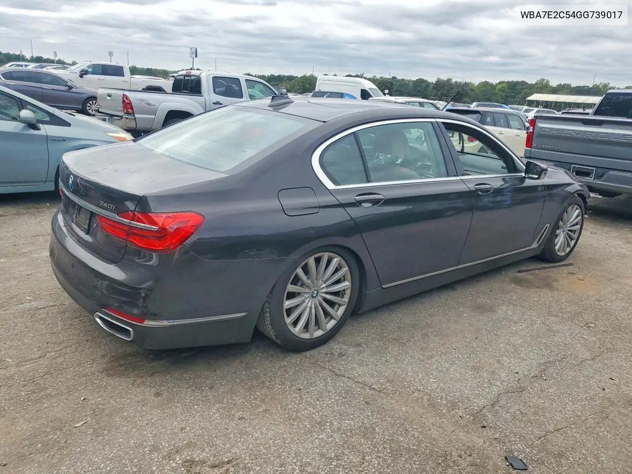 2016 BMW 7ER VIN WBA7E2C54GG739017 — фото 3