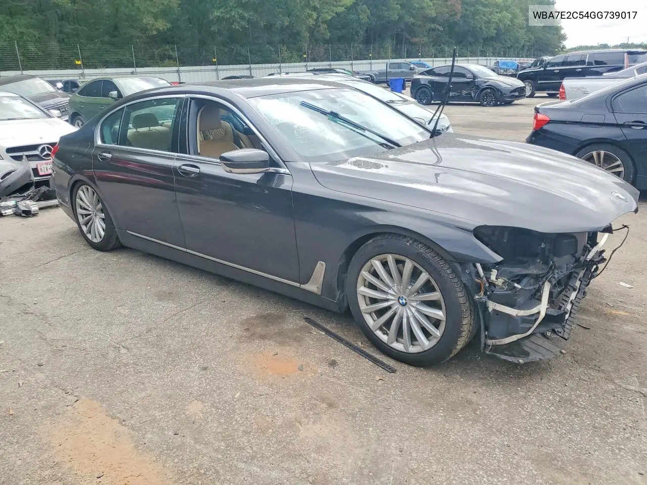 2016 BMW 7ER VIN WBA7E2C54GG739017 — фото 4