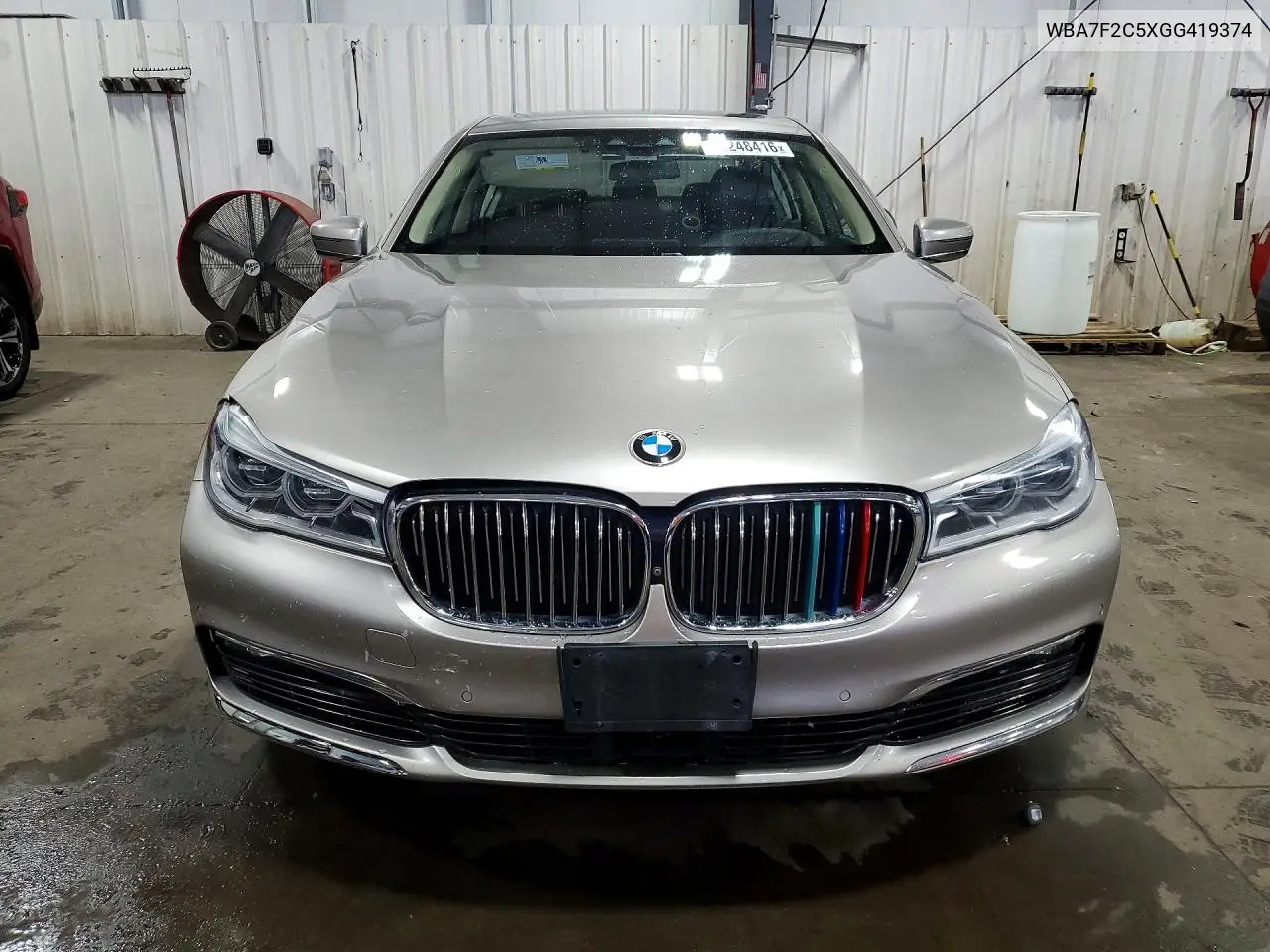 2016 BMW 7ER VIN WBA7F2C5XGG419374 — фото 5