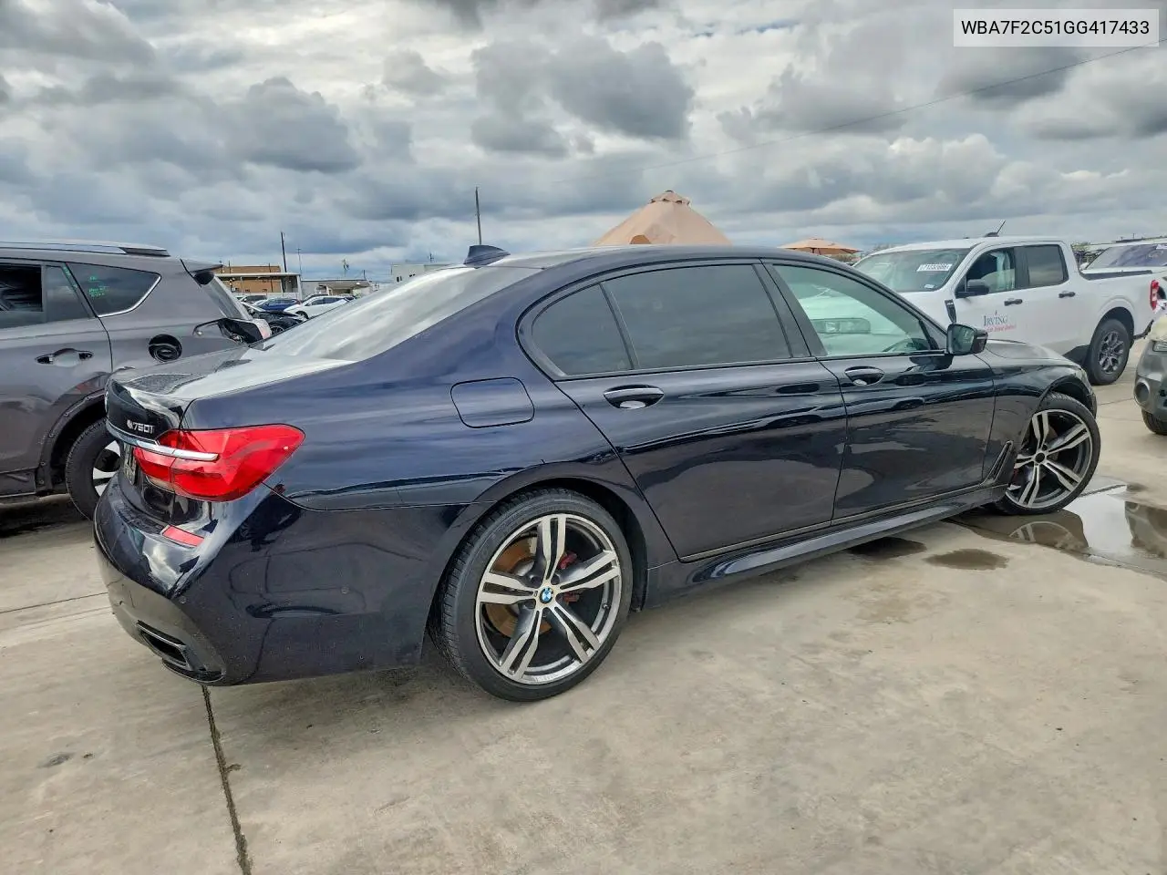 2016 BMW 7ER VIN WBA7F2C51GG417433 — фото 3