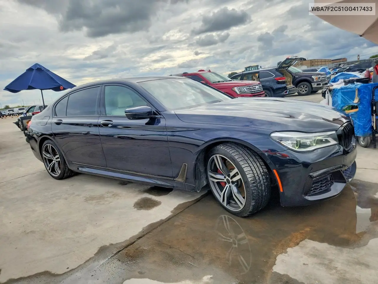 2016 BMW 7ER VIN WBA7F2C51GG417433 — фото 4