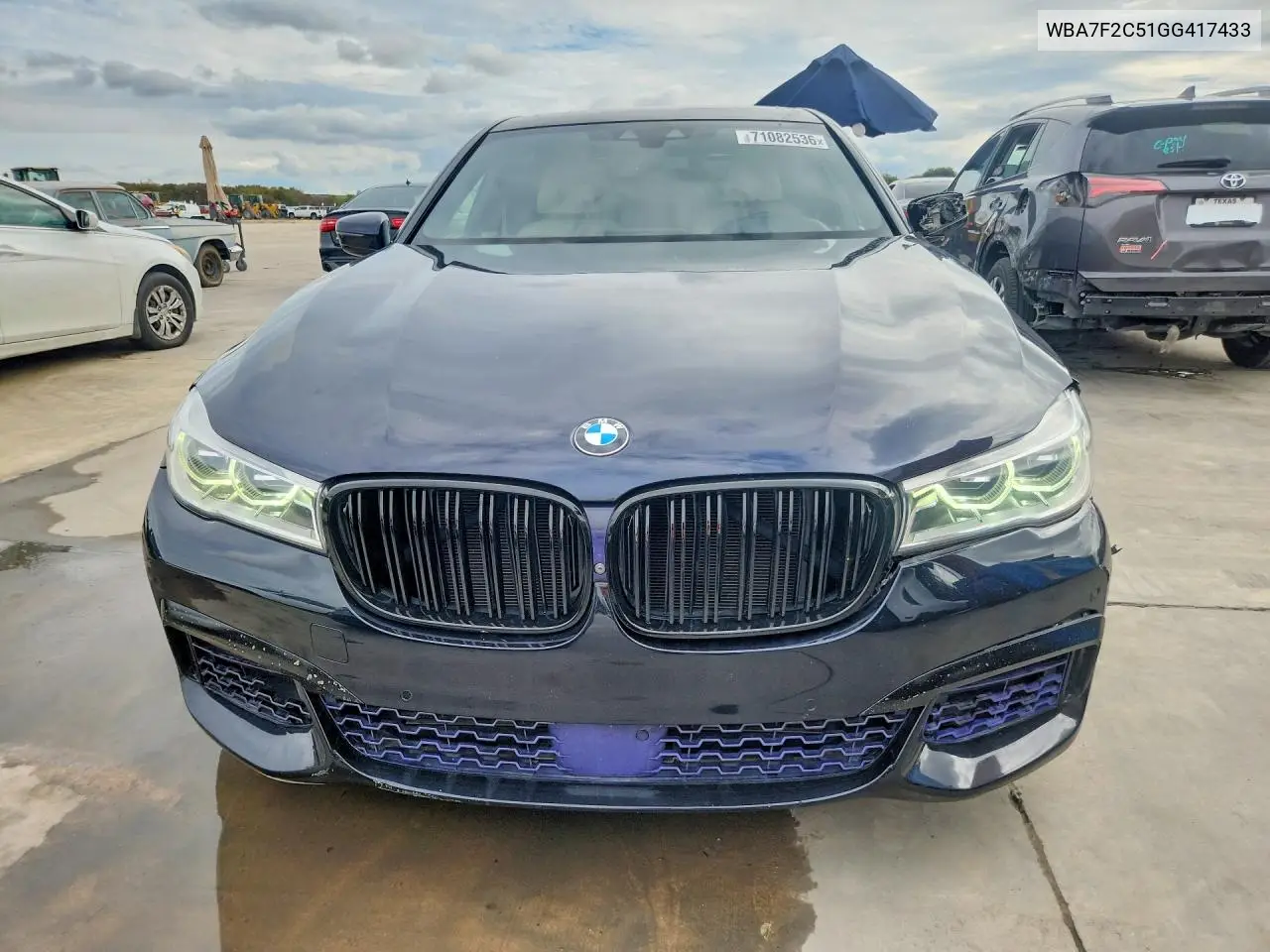 2016 BMW 7ER VIN WBA7F2C51GG417433 — фото 5
