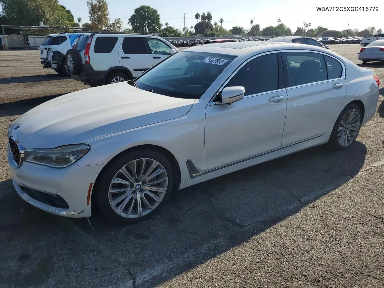BMW 7ER 2016, VIN WBA7F2C5XGG416779