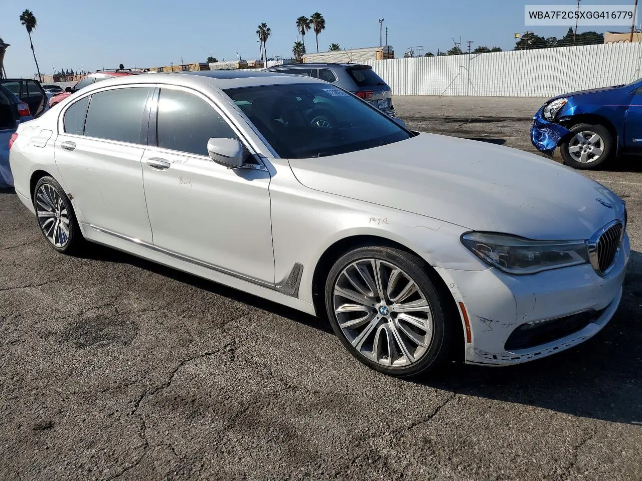 2016 BMW 7ER VIN WBA7F2C5XGG416779 — фото 4