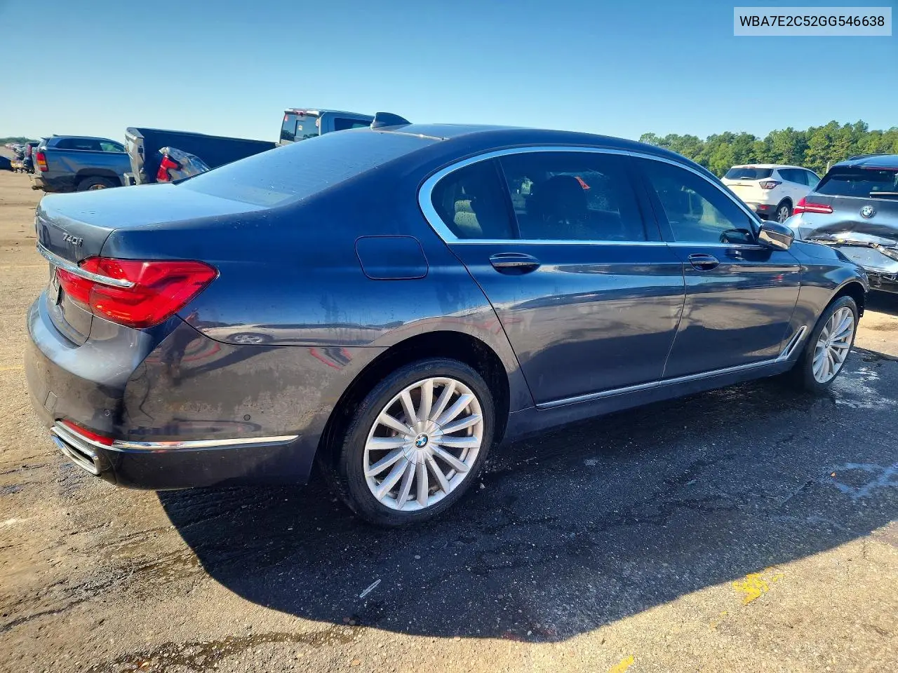 2016 BMW 7ER VIN WBA7E2C52GG546638 — фото 3