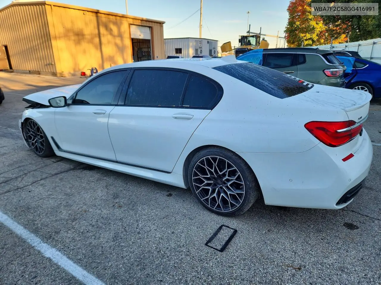 2016 BMW 7ER VIN WBA7F2C58GG416991 — фото 2