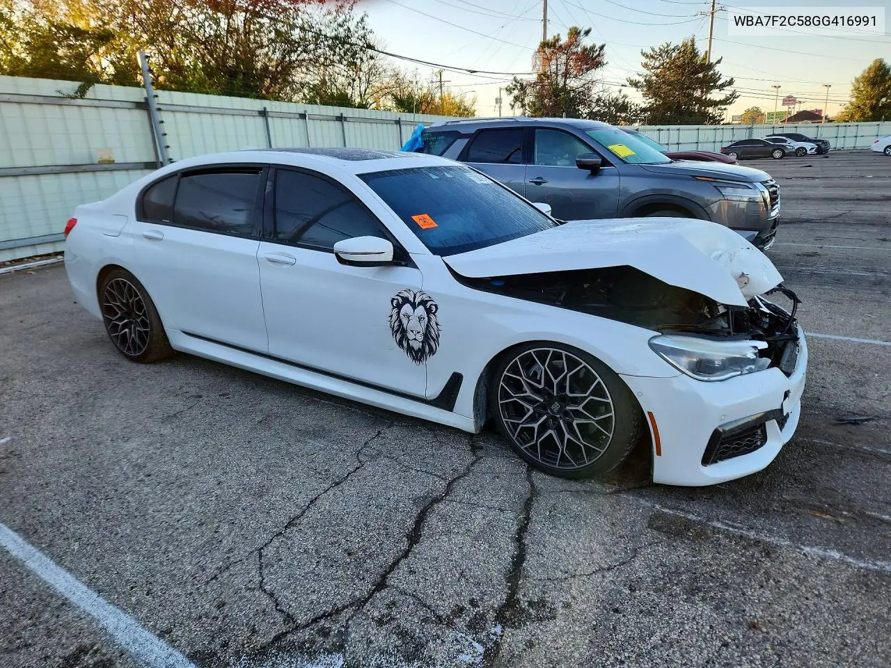 2016 BMW 7ER VIN WBA7F2C58GG416991 — фото 4