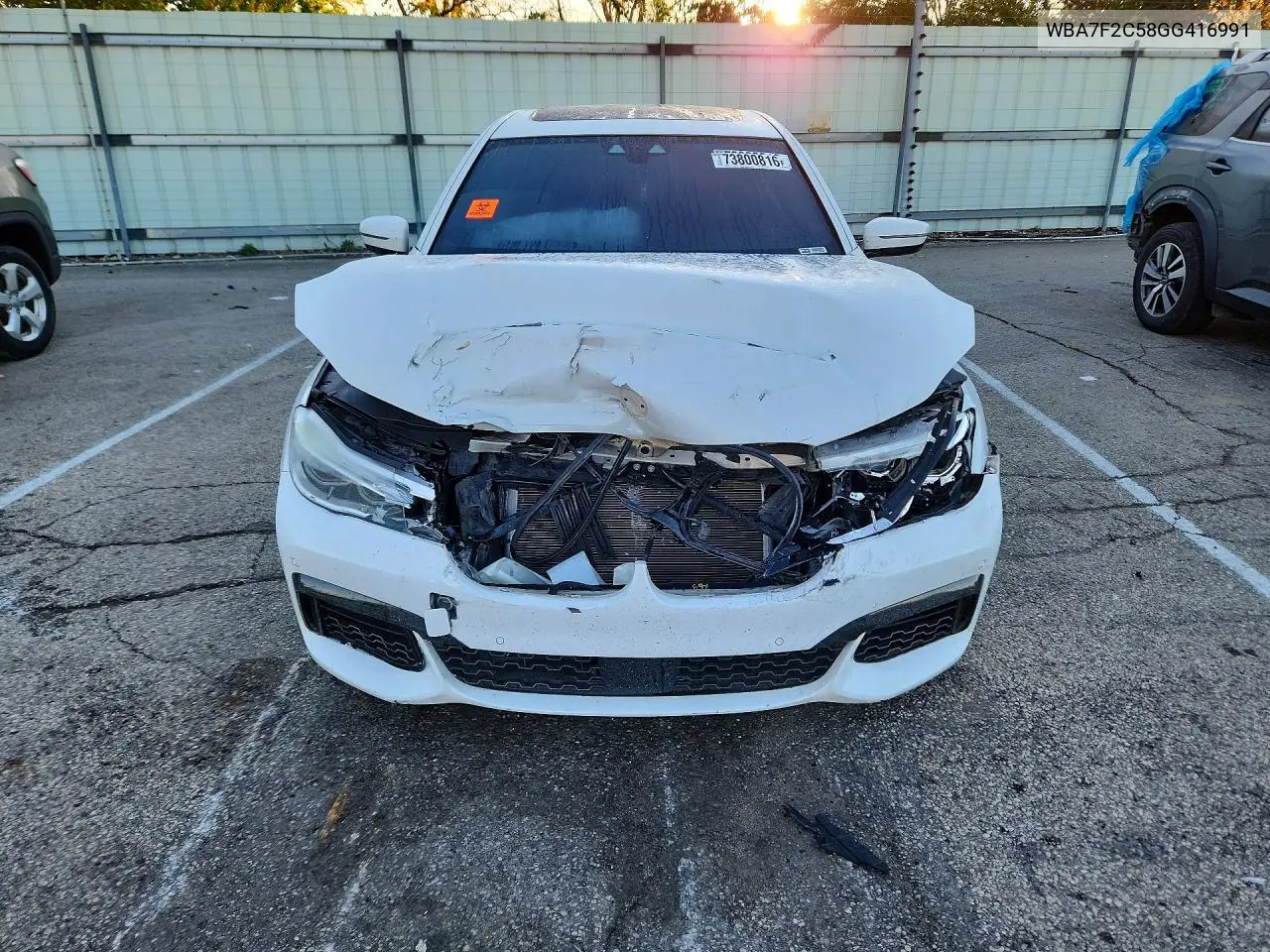 2016 BMW 7ER VIN WBA7F2C58GG416991 — фото 5