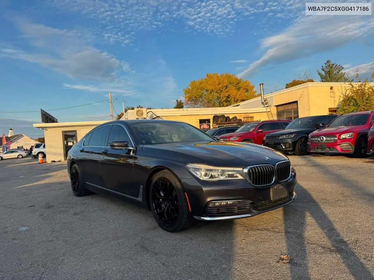 BMW 7ER 2016, VIN WBA7F2C5XGG417186