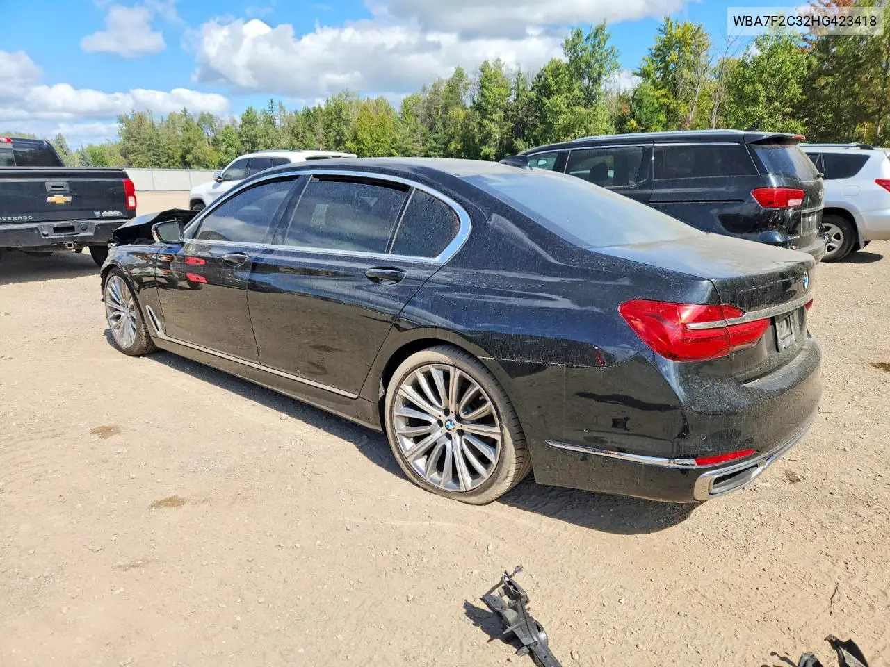 2017 BMW 7ER VIN WBA7F2C32HG423418 — фото 2