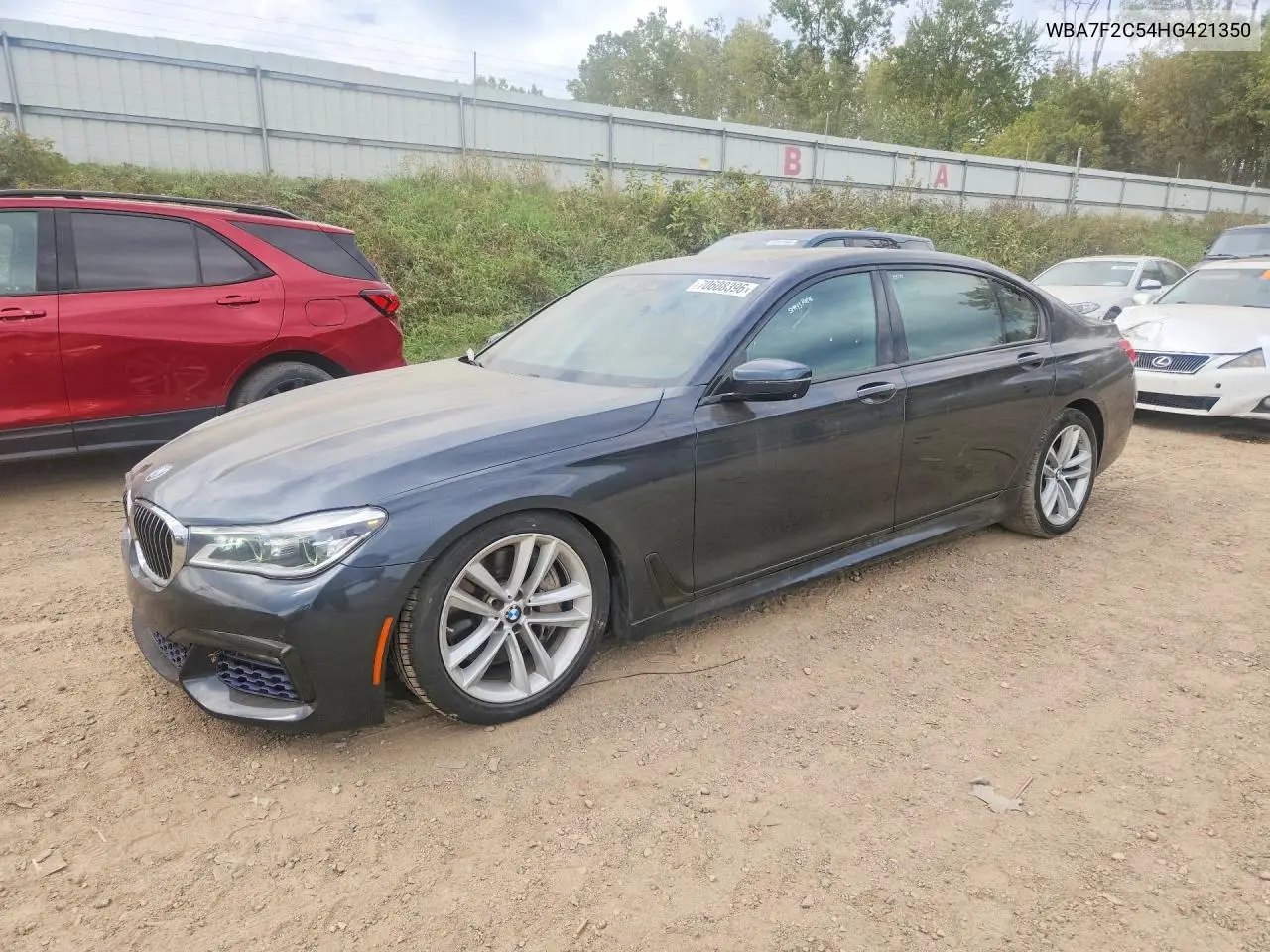 BMW 7ER 2017, VIN WBA7F2C54HG421350