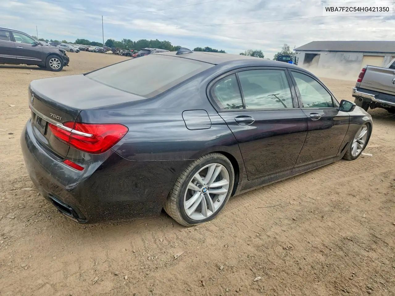 2017 BMW 7ER VIN WBA7F2C54HG421350 — фото 3