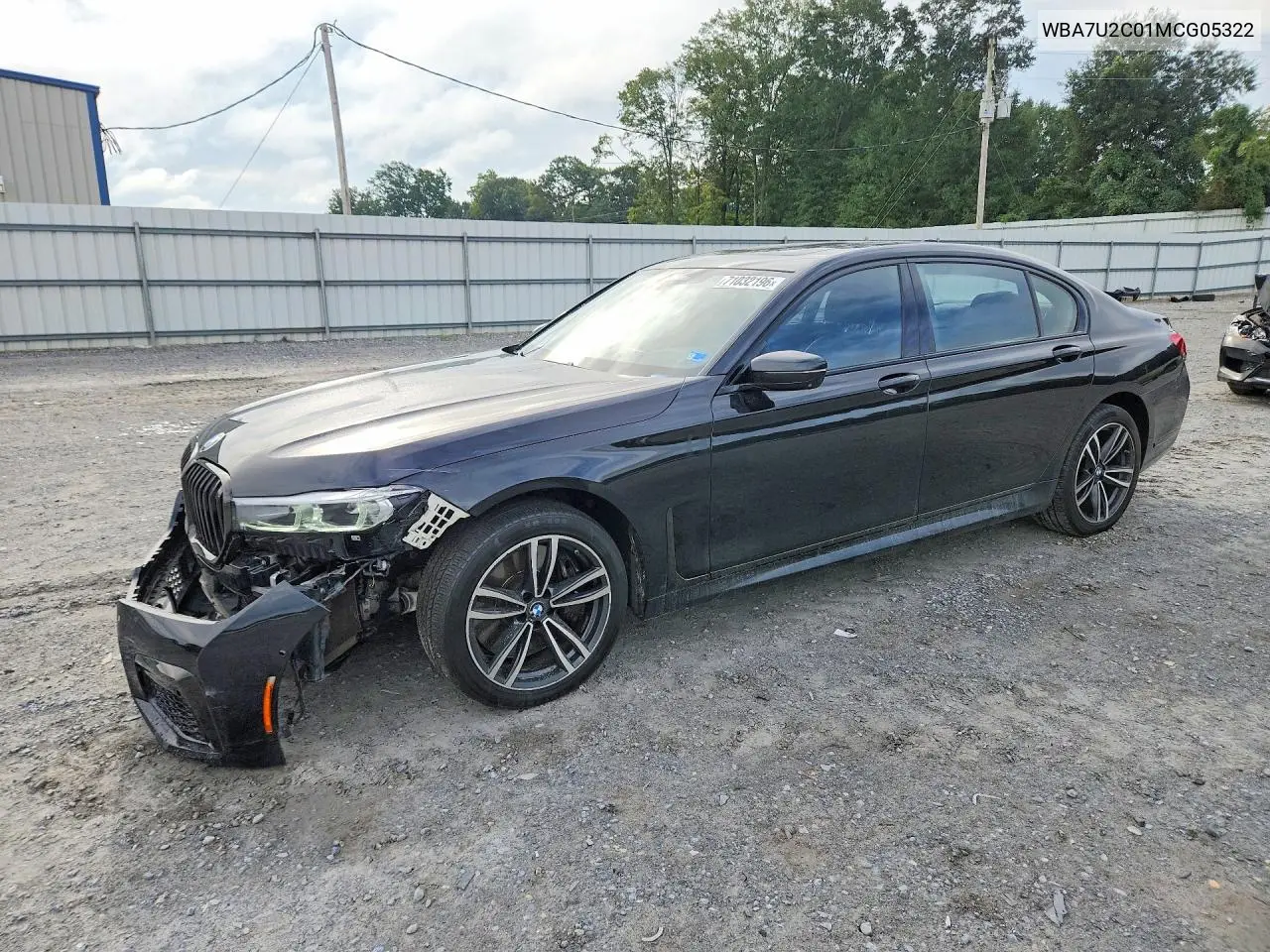 BMW 7ER 2021, VIN WBA7U2C01MCG05322