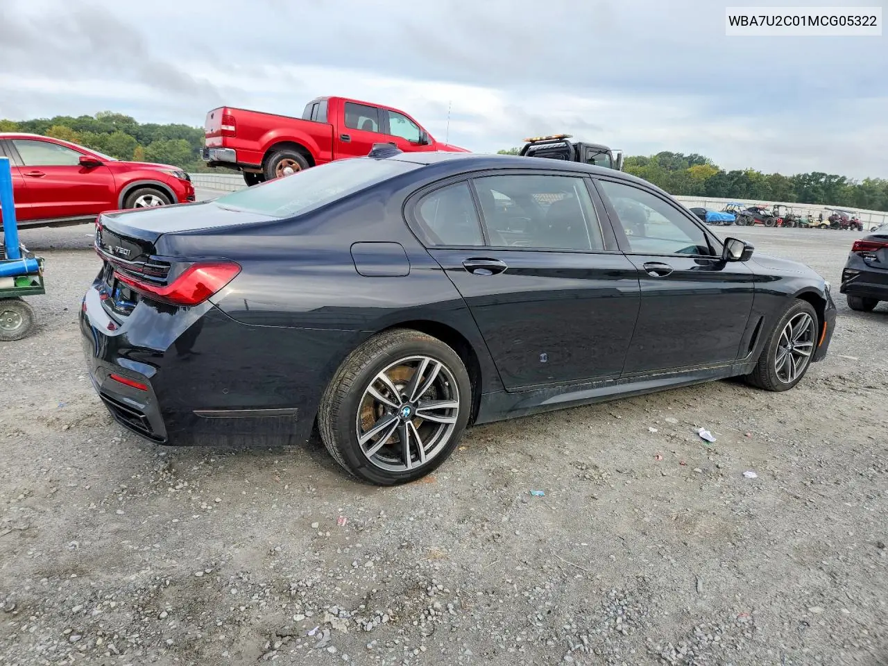 2021 BMW 7ER VIN WBA7U2C01MCG05322 — фото 3