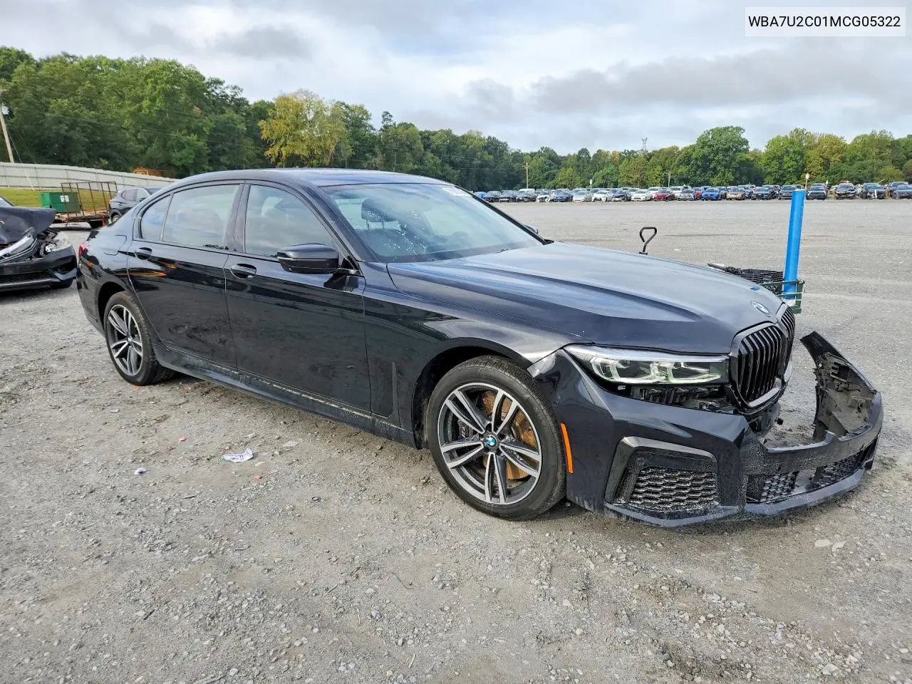 2021 BMW 7ER VIN WBA7U2C01MCG05322 — фото 4