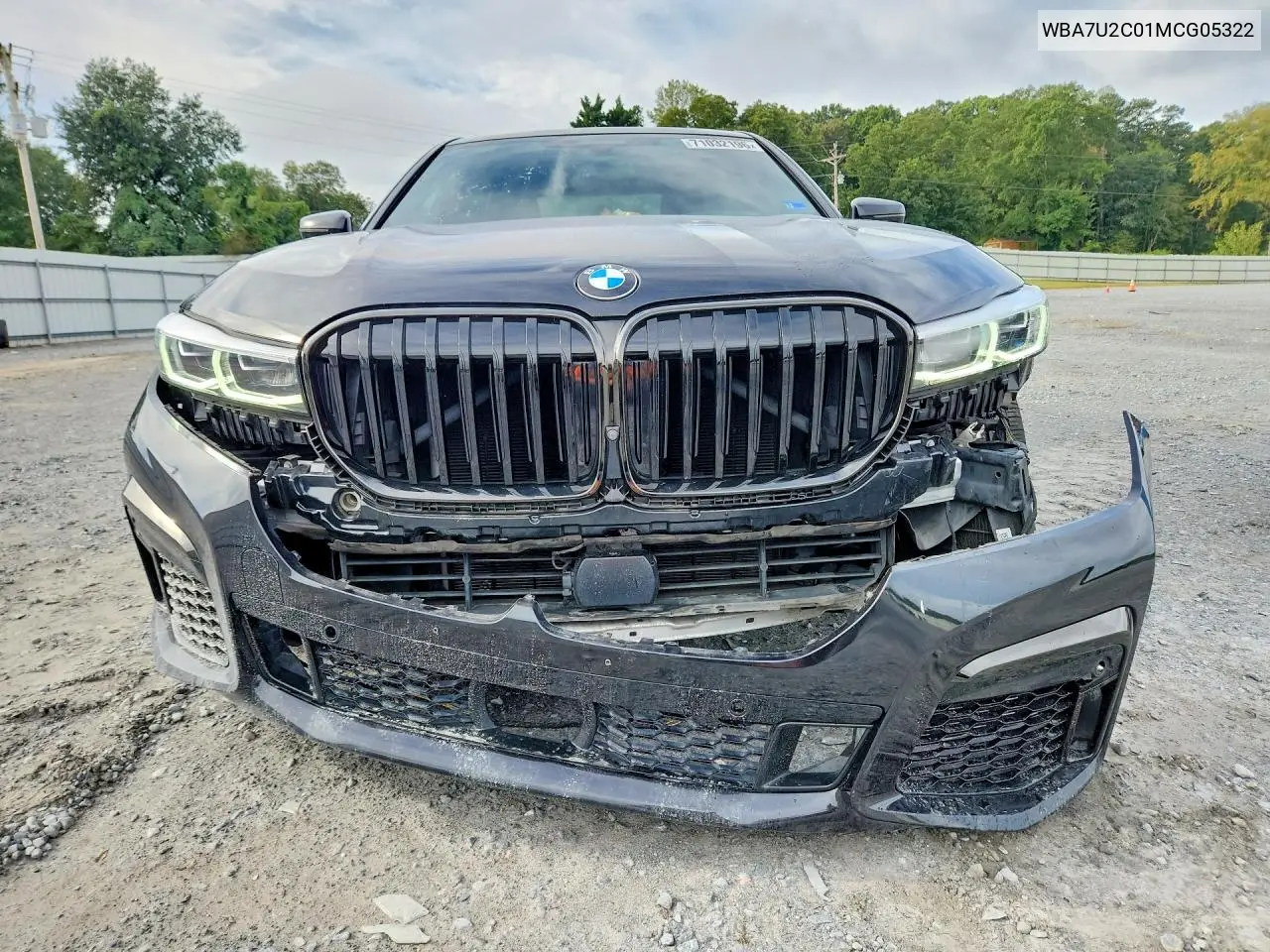 2021 BMW 7ER VIN WBA7U2C01MCG05322 — фото 5