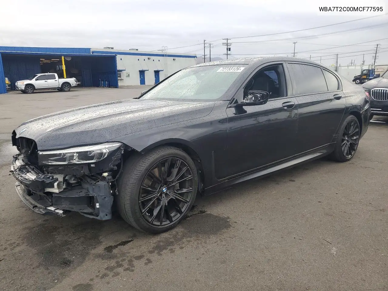BMW 7ER 2021, VIN WBA7T2C00MCF77595