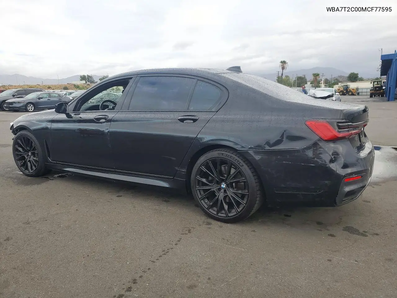 2021 BMW 7ER VIN WBA7T2C00MCF77595 — фото 2