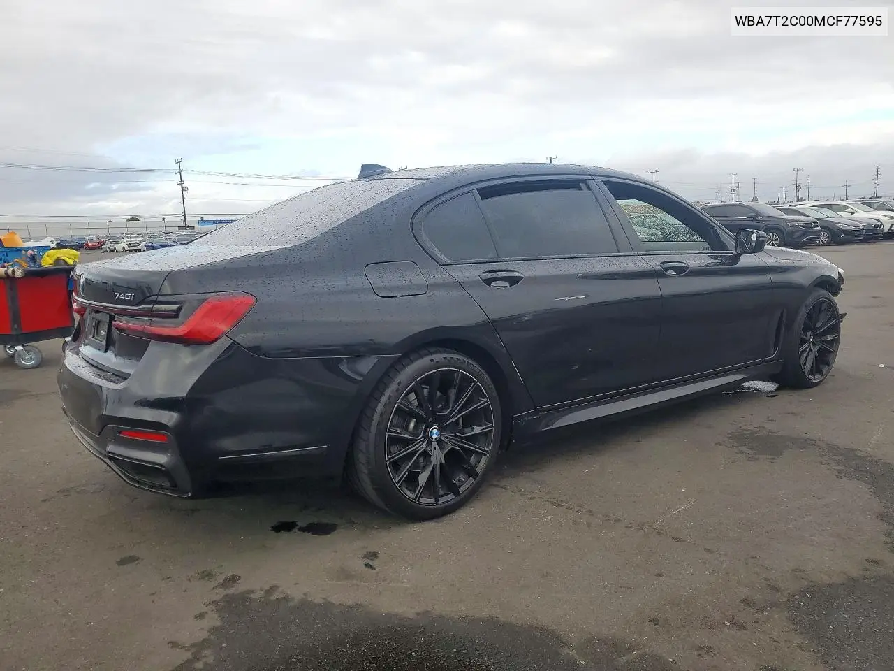 2021 BMW 7ER VIN WBA7T2C00MCF77595 — фото 3