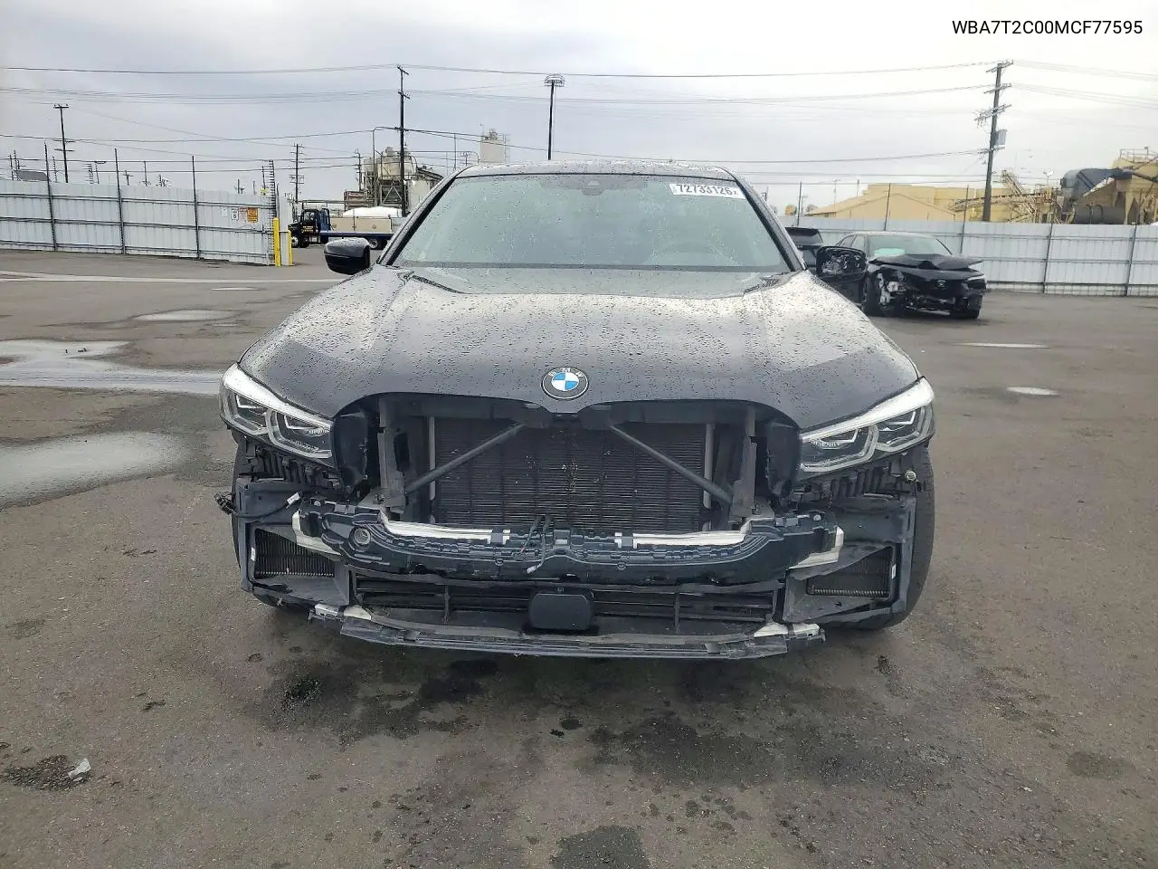 2021 BMW 7ER VIN WBA7T2C00MCF77595 — фото 5