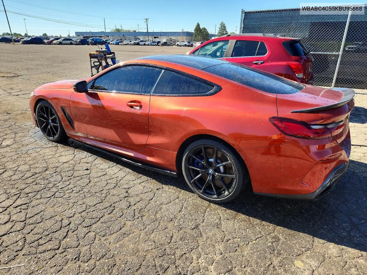 2019 BMW 8ER VIN WBABC4C55KBU95668 — фото 2