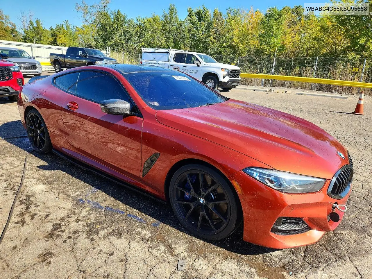 2019 BMW 8ER VIN WBABC4C55KBU95668 — фото 4