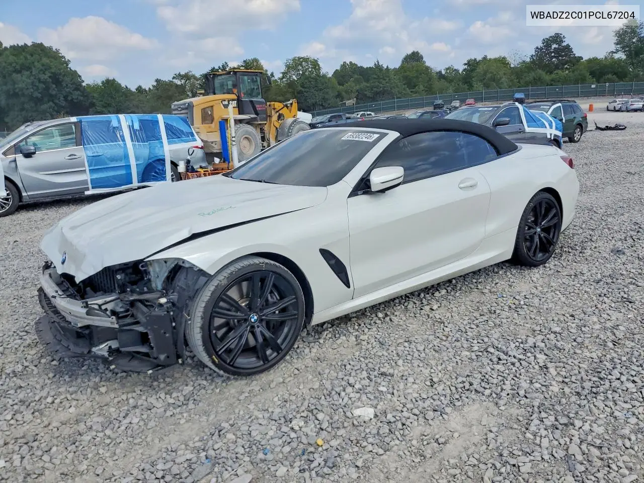 BMW 8ER 2023, VIN WBADZ2C01PCL67204
