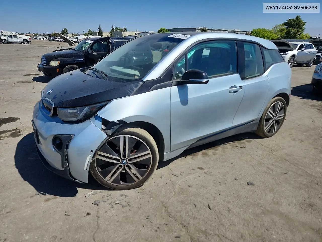 BMW I3 2016, VIN WBY1Z4C52GV506238