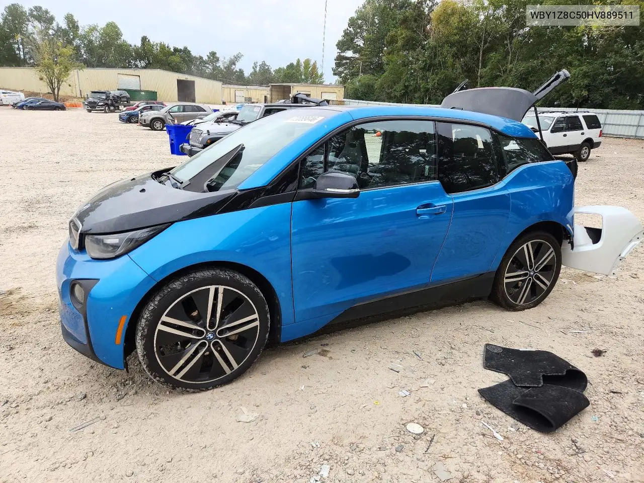 BMW I3 2017, VIN WBY1Z8C50HV889511