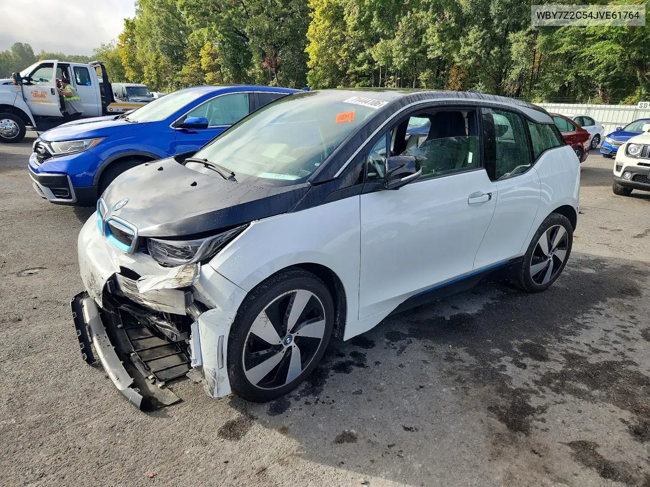 BMW I3 2018, VIN WBY7Z2C54JVE61764