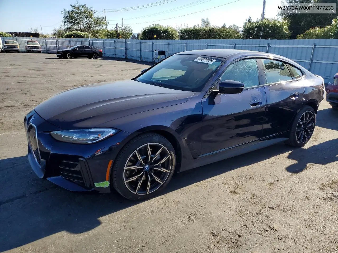 BMW I4 2023, VIN WBY73AW00PFN77233