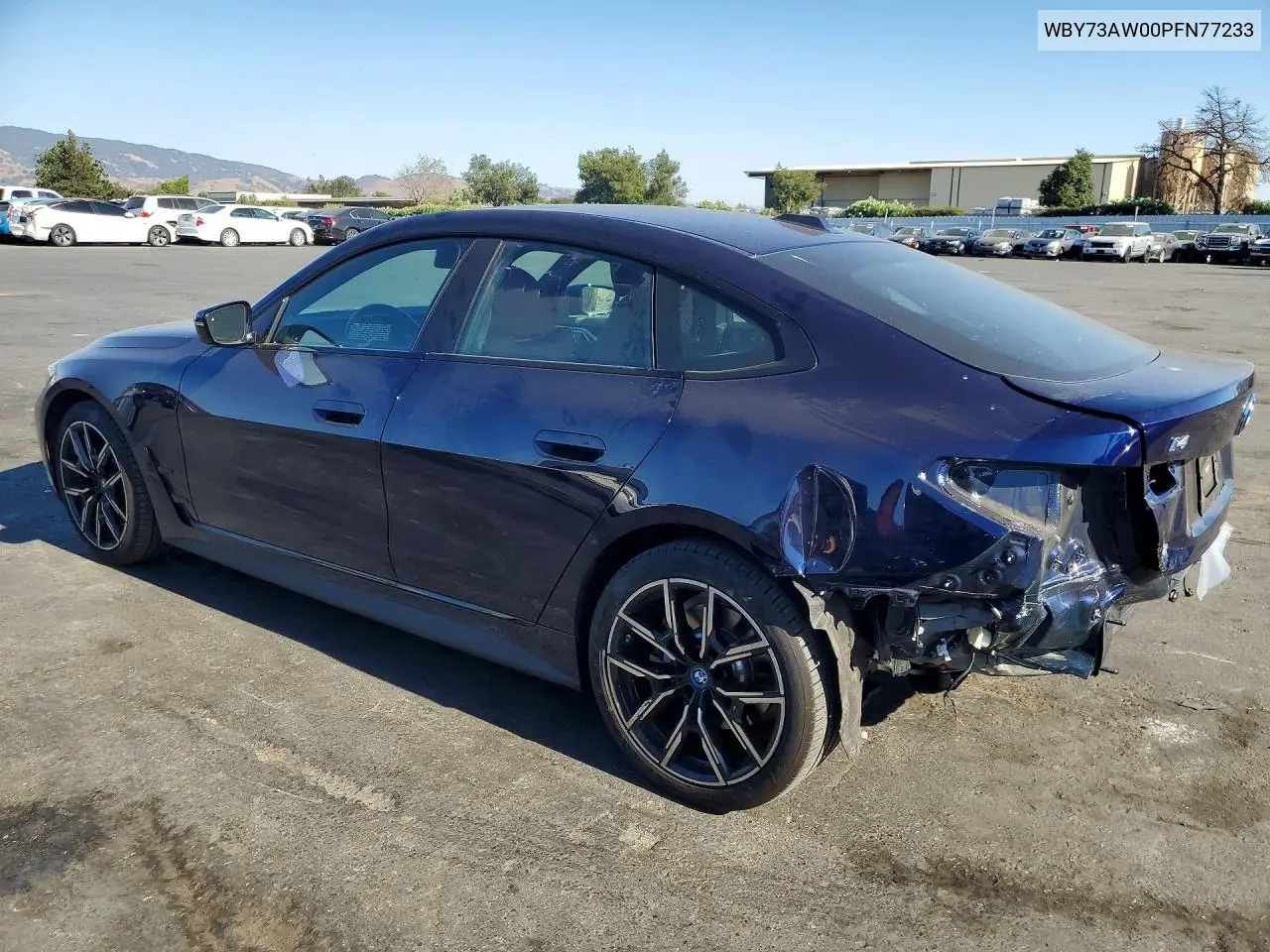 2023 BMW I4 VIN WBY73AW00PFN77233 — фото 2