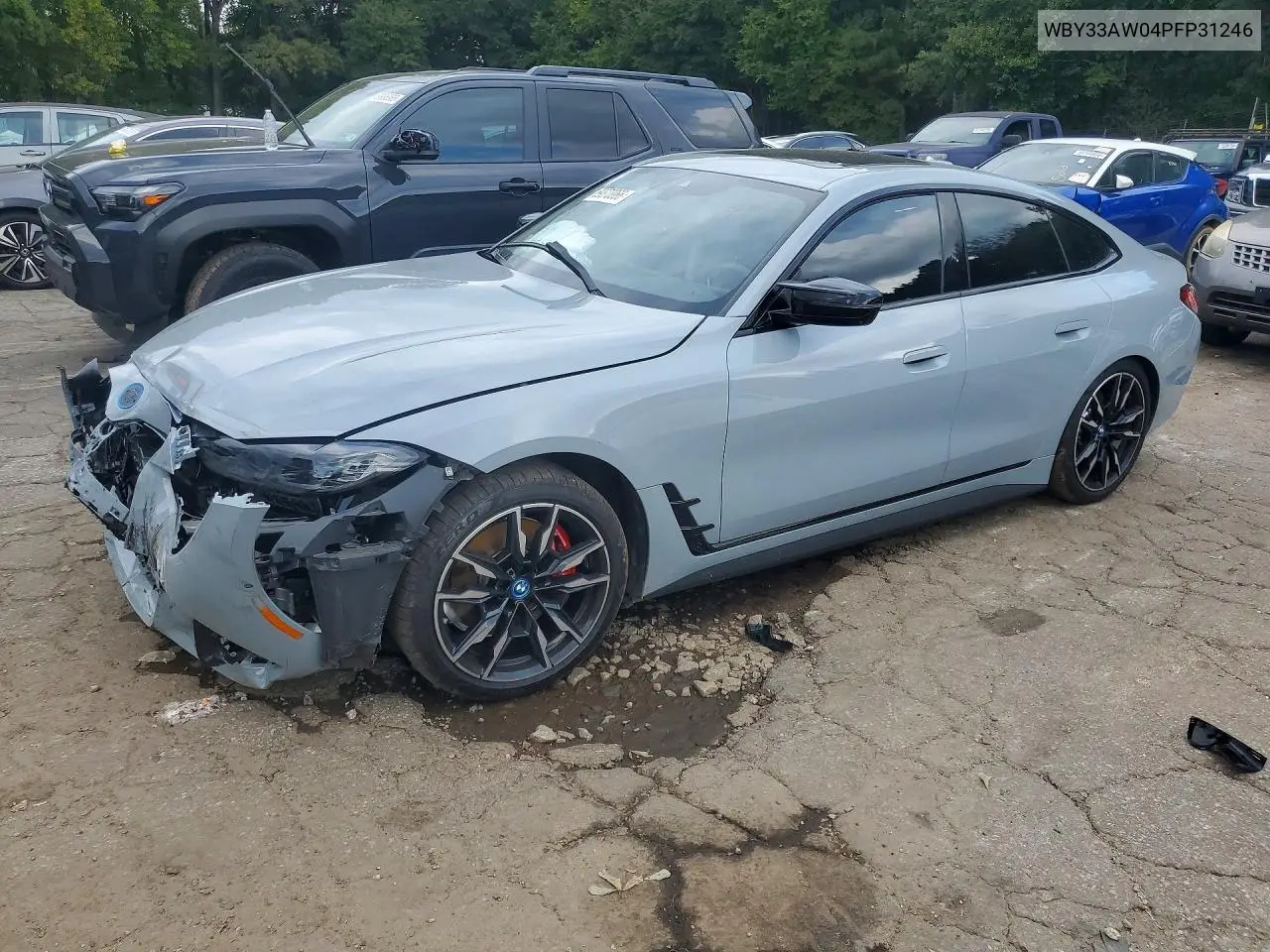 BMW I4 2023, VIN WBY33AW04PFP31246