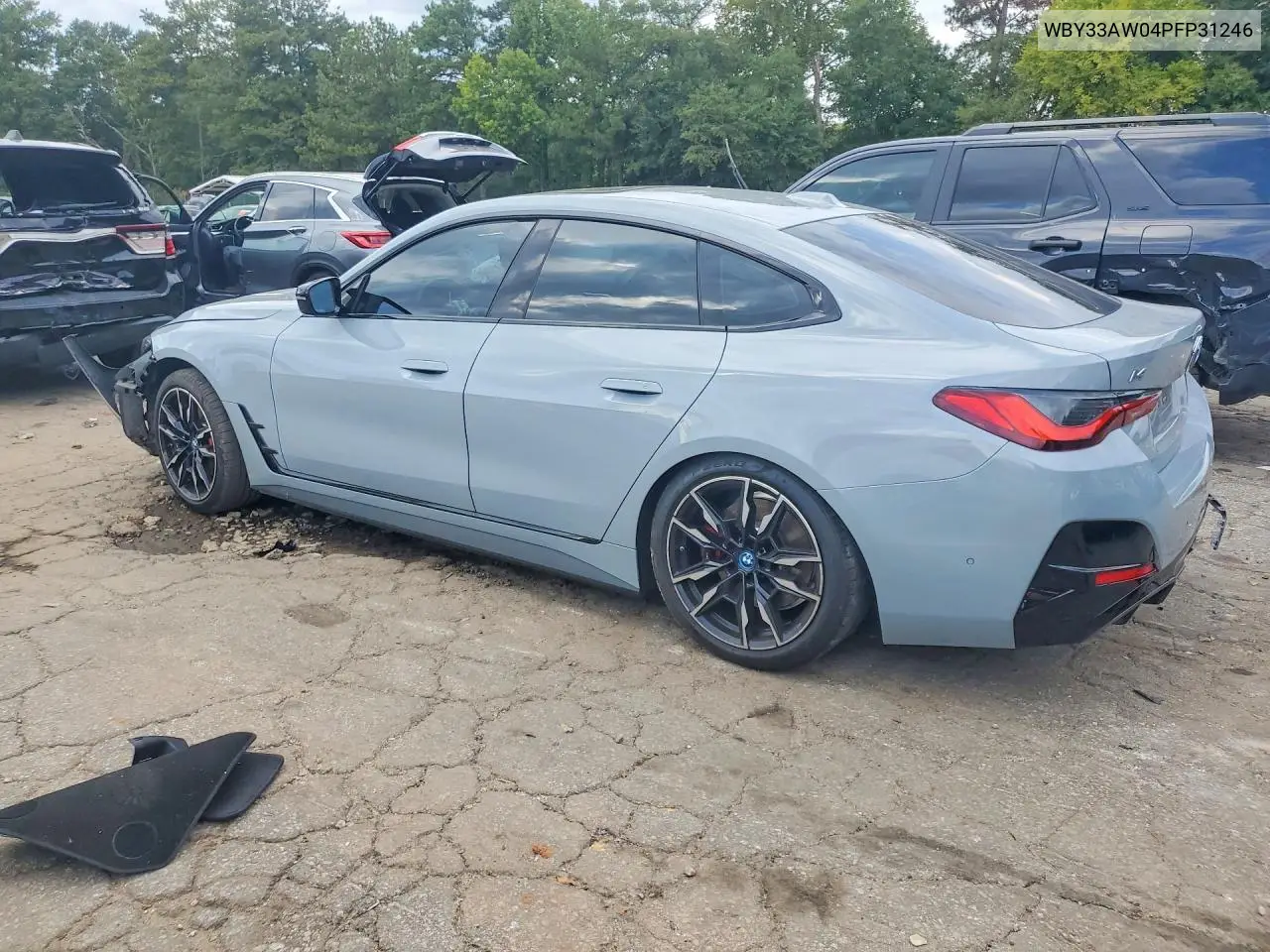 2023 BMW I4 VIN WBY33AW04PFP31246 — фото 2