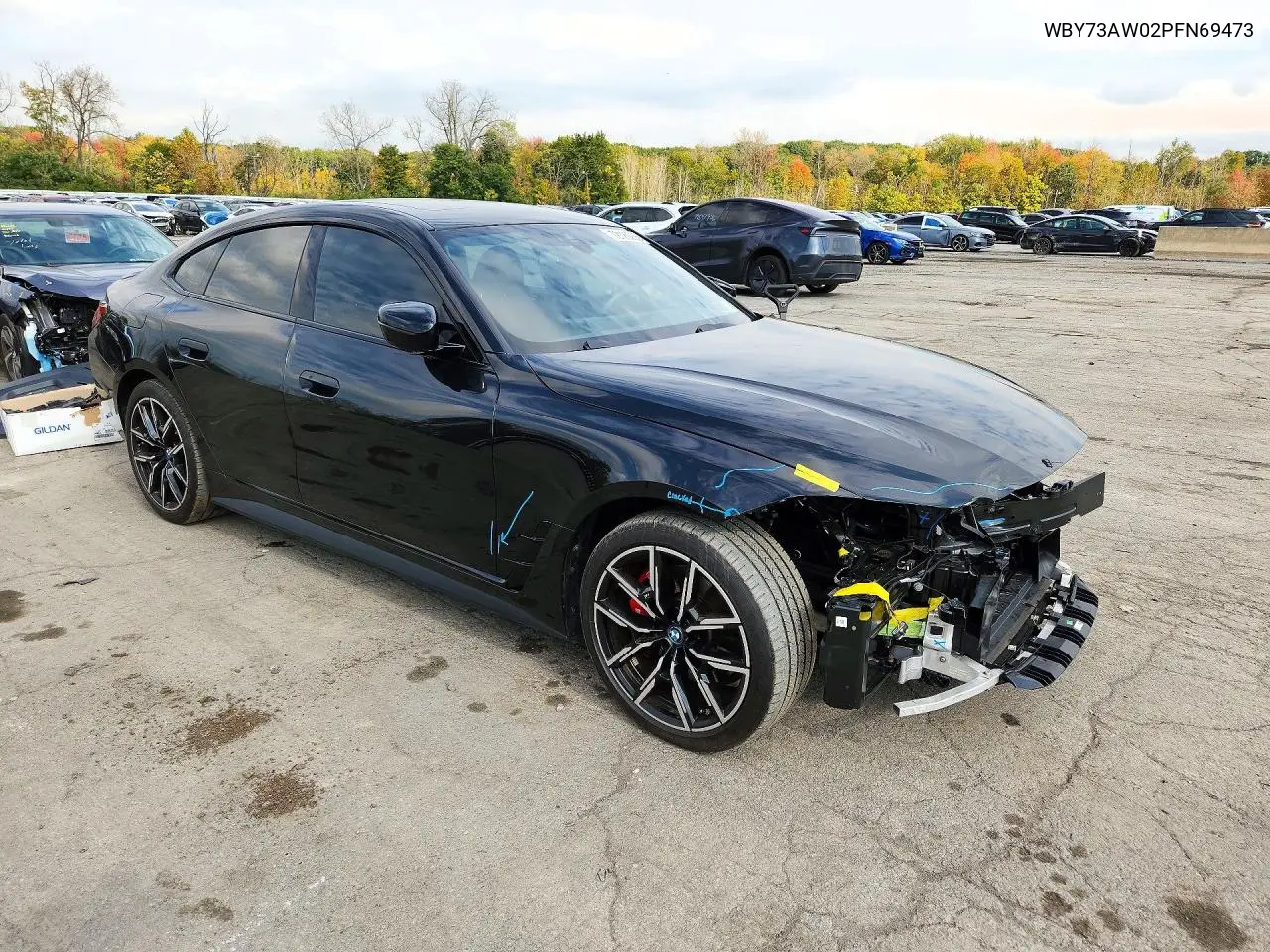 2023 BMW I4 VIN WBY73AW02PFN69473 — фото 4