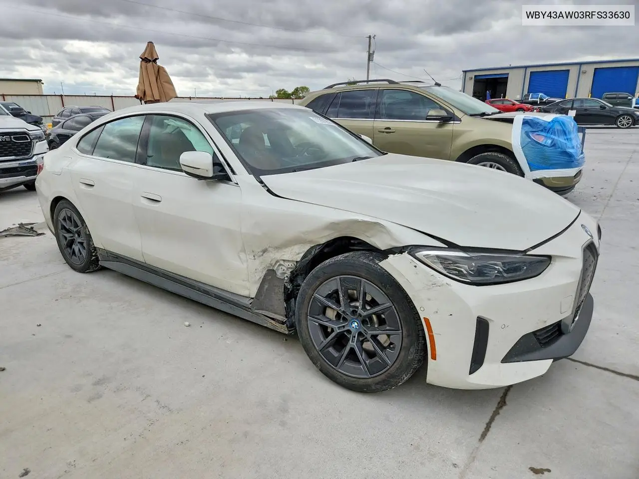 2024 BMW I4 VIN WBY43AW03RFS33630 — фото 4