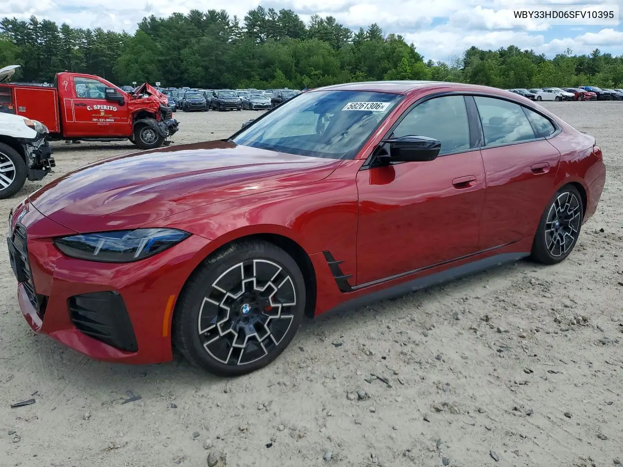 BMW I4 2025, VIN WBY33HD06SFV10395