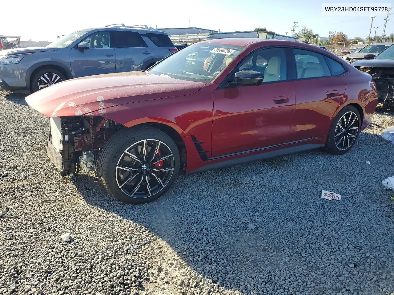 BMW I4 2025, VIN WBY23HD04SFT99728