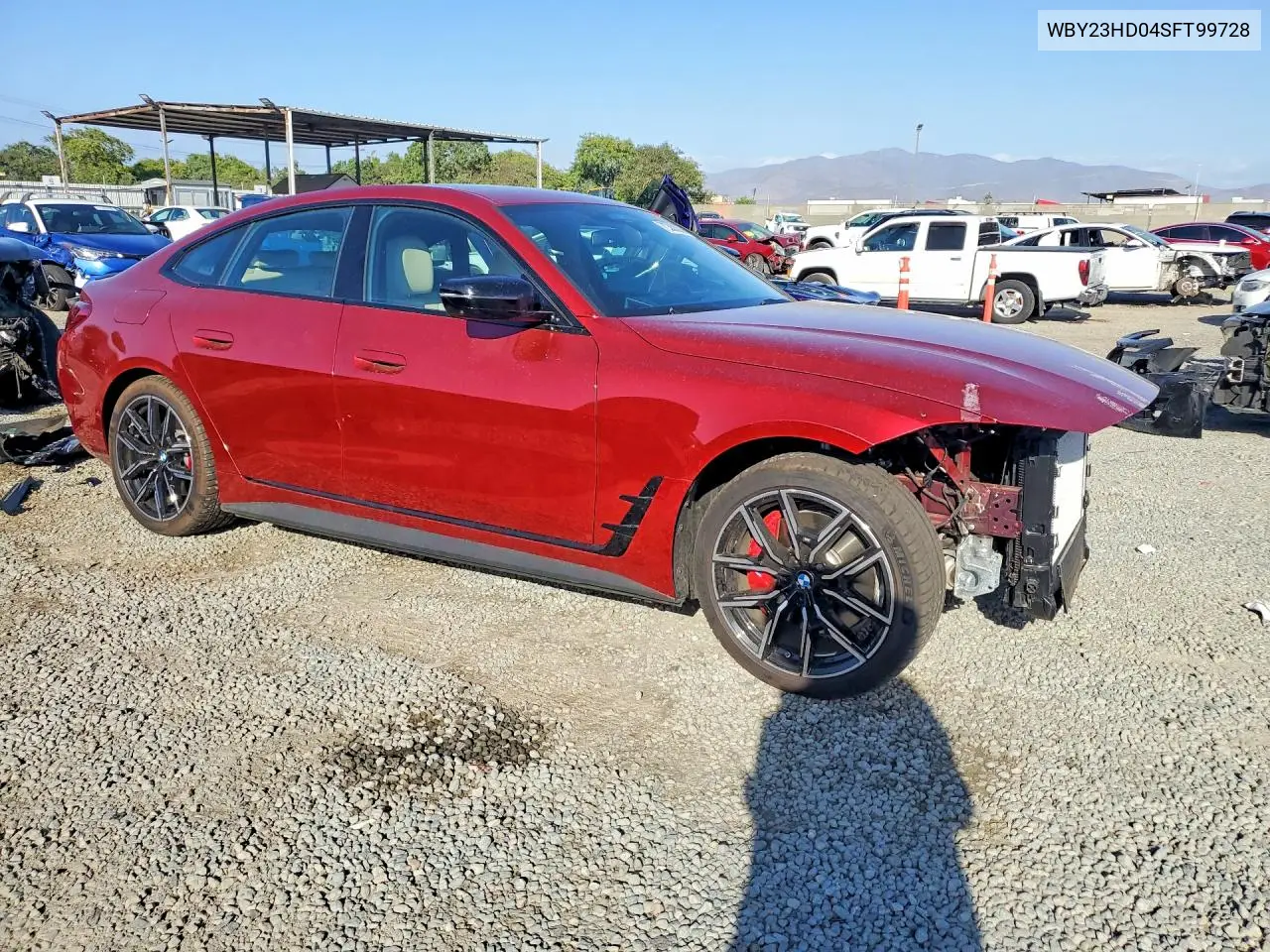 2025 BMW I4 VIN WBY23HD04SFT99728 — фото 4