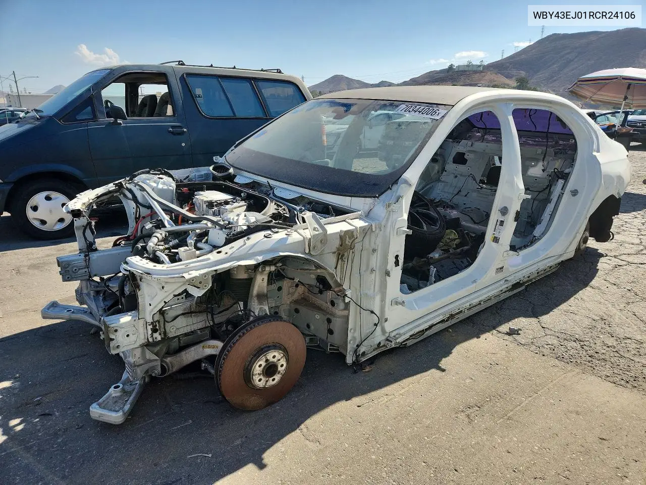 BMW I7 2024, VIN WBY43EJ01RCR24106