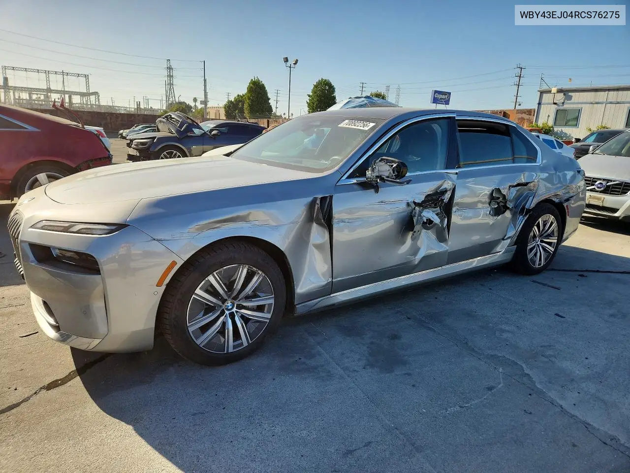 BMW I7 2024, VIN WBY43EJ04RCS76275