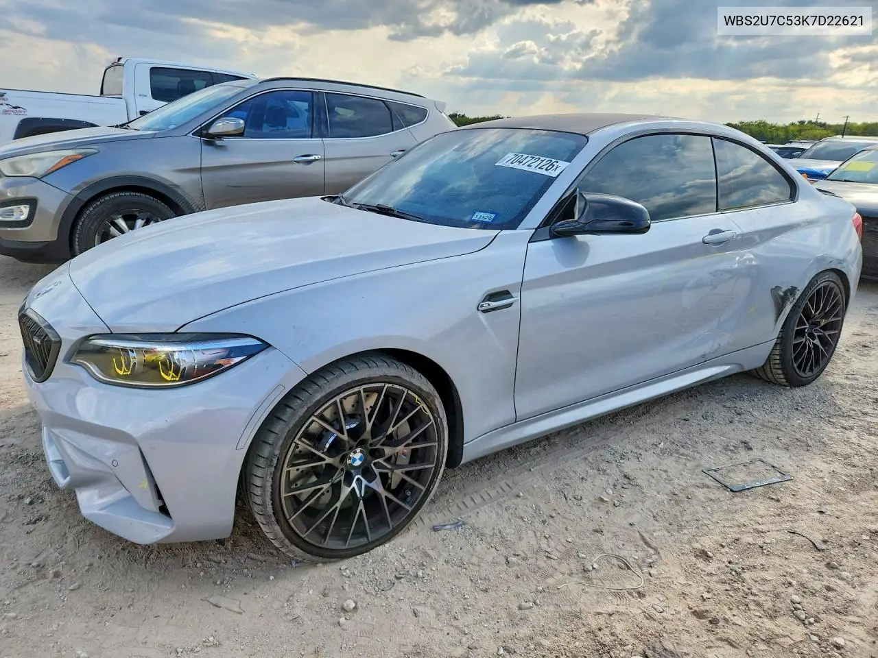 BMW M2 2019, VIN WBS2U7C53K7D22621