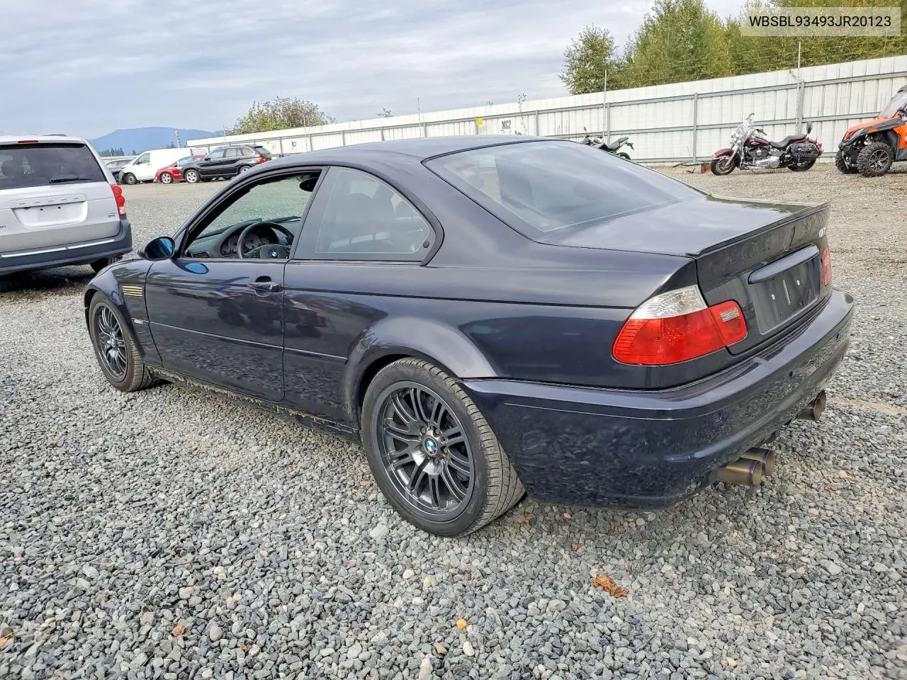 2003 BMW M3 VIN WBSBL93493JR20123 — фото 2