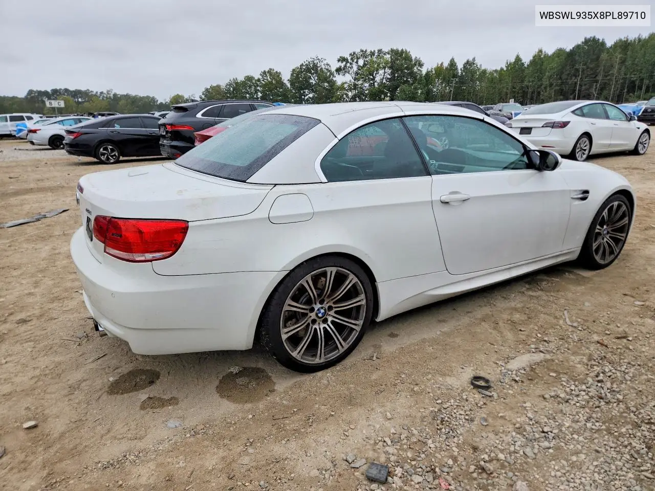 2008 BMW M3 VIN WBSWL935X8PL89710 — фото 3
